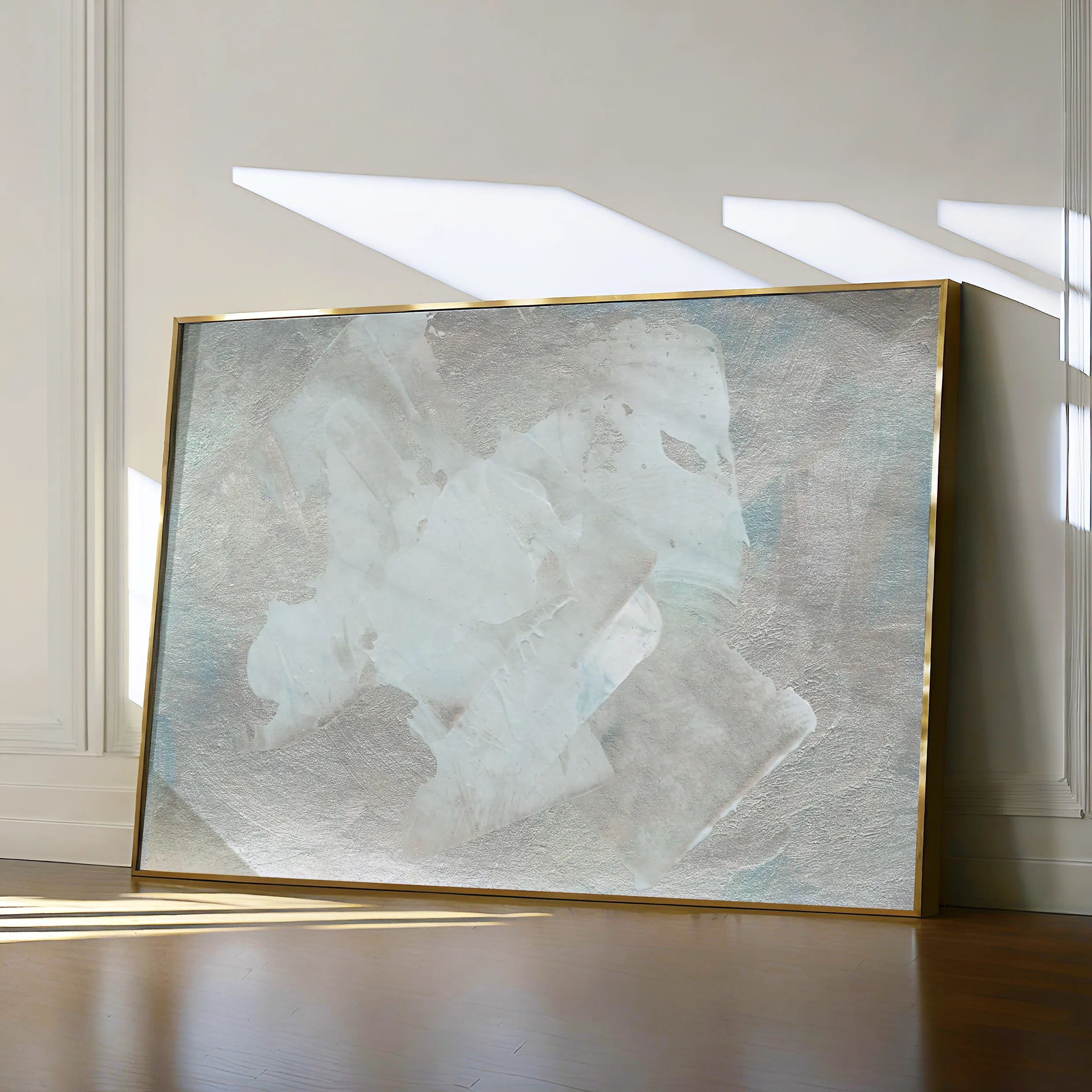 Abstract 204 Canvas Art 18" x 24" / 45 x 60 cm / Black