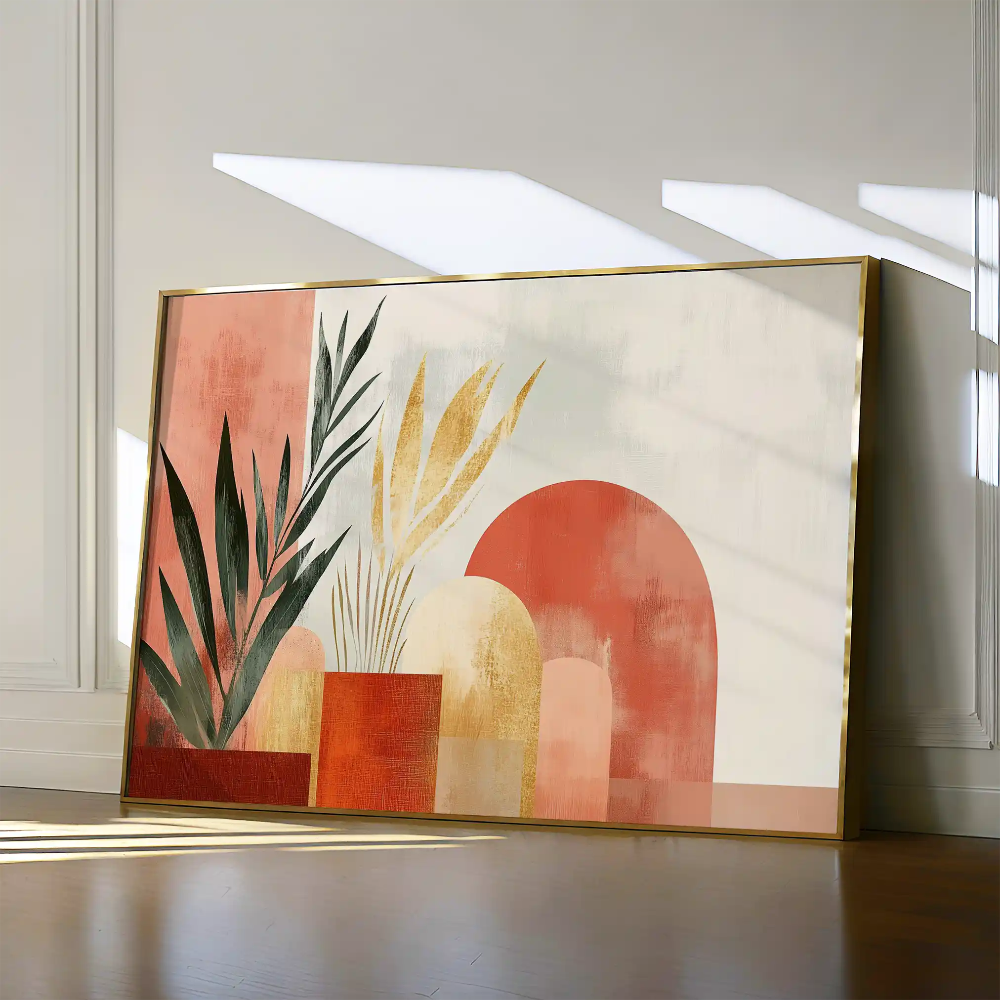 Boho 204 Canvas Art 60 x 40 cm / Black