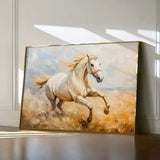 Horses 204 Canvas Art 18" x 24" / 45 x 60 cm / Black