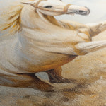 Horses 204 Canvas Art 18" x 24" / 45 x 60 cm / Black