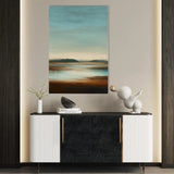 Abstract 2040 Canvas Art 18" x 24" / 45 x 60 cm / Black