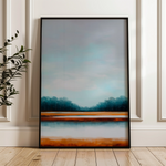 Abstract 2041 Canvas Art 18" x 24" / 45 x 60 cm / Black