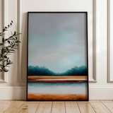 Abstract 2041 Canvas Art 18" x 24" / 45 x 60 cm / Black