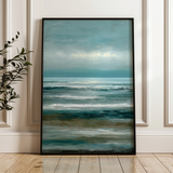 Abstract 2043 Canvas Art 18" x 24" / 45 x 60 cm / Black