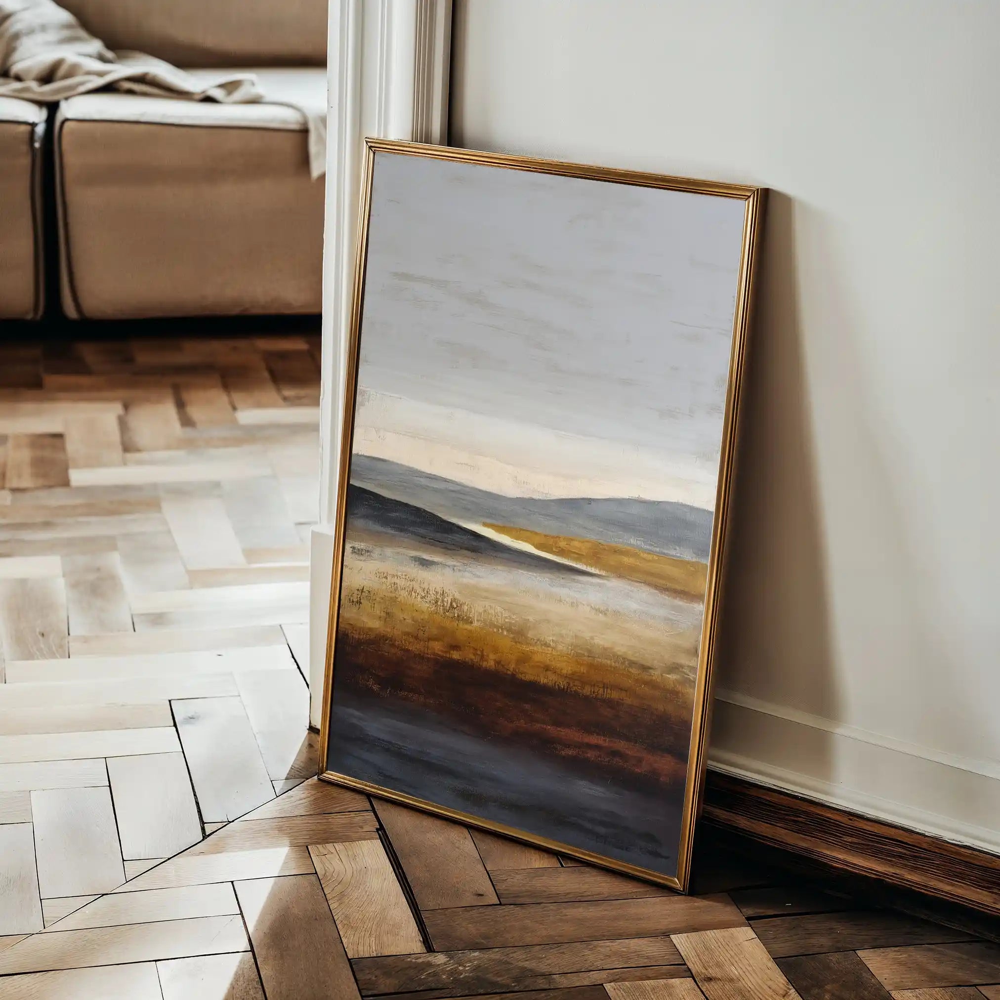 Abstract 2046 Canvas Art 18" x 24" / 45 x 60 cm / Black