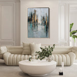 Abstract 2047 Canvas Art 18" x 24" / 45 x 60 cm / Black
