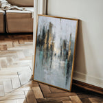 Abstract 2047 Canvas Art 18" x 24" / 45 x 60 cm / Black