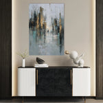Abstract 2047 Canvas Art 18" x 24" / 45 x 60 cm / Black