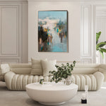 Abstract 2048 Canvas Art 18" x 24" / 45 x 60 cm / Black