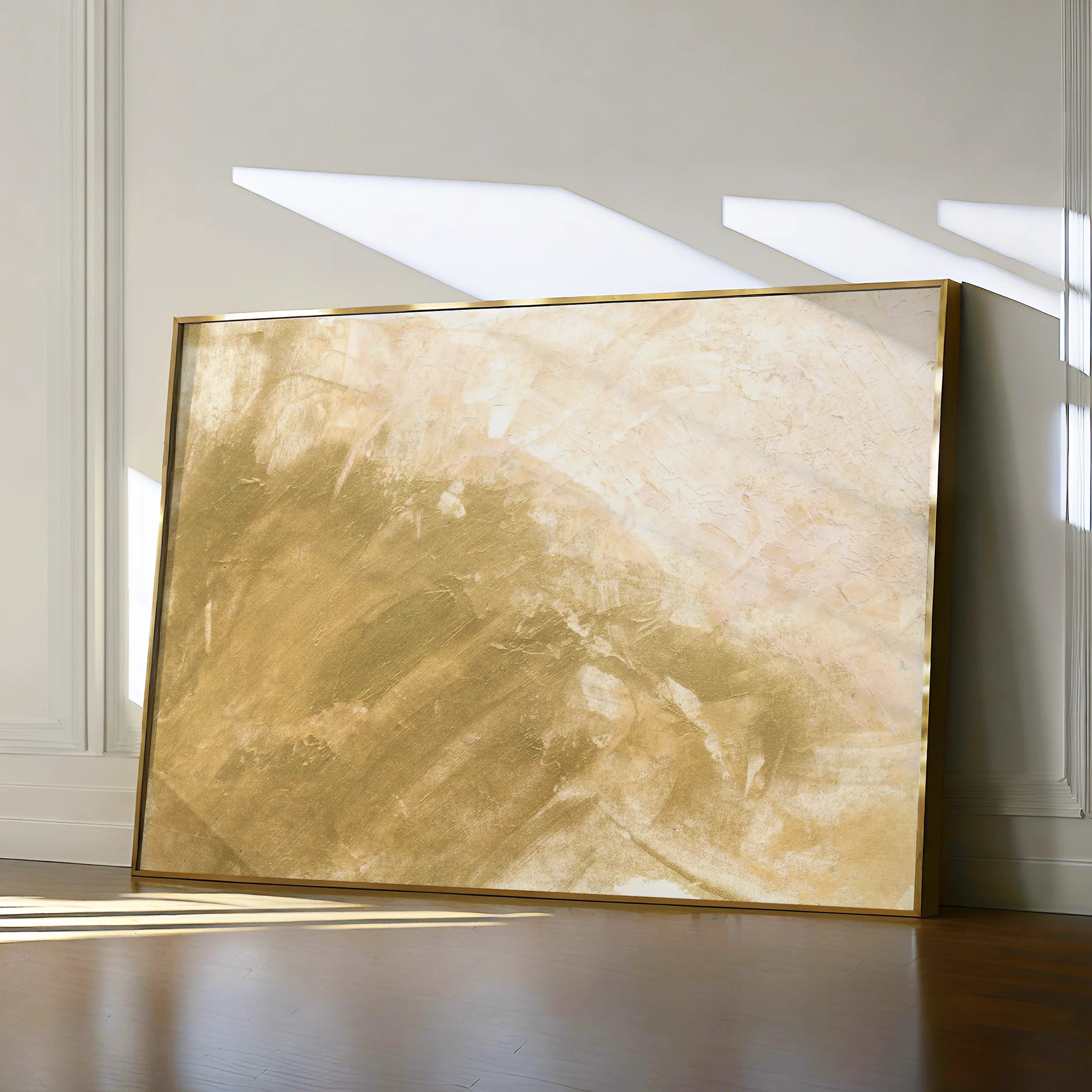 Abstract 205 Canvas Art 18" x 24" / 45 x 60 cm / Black