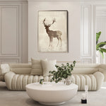 Animals 205 Canvas Art 18" x 24" / 45 x 60 cm / Black