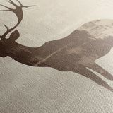Animals 205 Canvas Art 18" x 24" / 45 x 60 cm / Black
