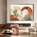 Boho 205 Canvas Art 18" x 24" / 45 x 60 cm / Black