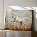 Horses 205 Canvas Art 18" x 24" / 45 x 60 cm / Black