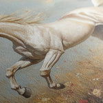 Horses 205 Canvas Art 18" x 24" / 45 x 60 cm / Black