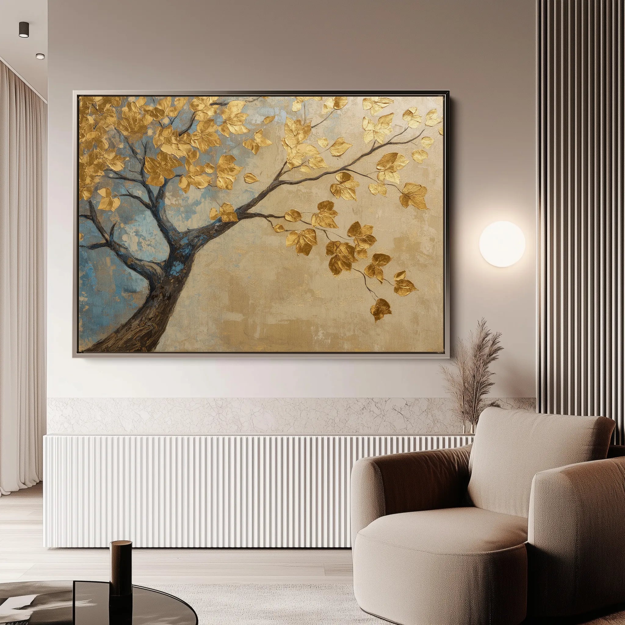 Landscape 205 Canvas Art 18" x 24" / 45 x 60 cm / Black