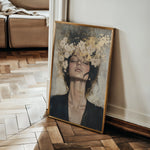 Portrait 205 Canvas Art 18" x 24" / 45 x 60 cm / Black