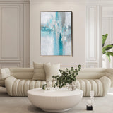 Abstract 2052 Canvas Art 18" x 24" / 45 x 60 cm / Black