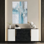 Abstract 2052 Canvas Art 18" x 24" / 45 x 60 cm / Black