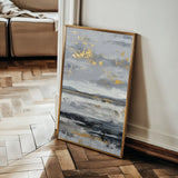 Abstract 2053 Canvas Art 18" x 24" / 45 x 60 cm / Black