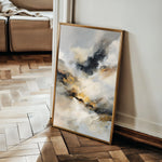 Abstract 2054 Canvas Art 18" x 24" / 45 x 60 cm / Black