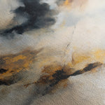 Abstract 2055 Canvas Art 18" x 24" / 45 x 60 cm / Black