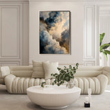 Abstract 2057 Canvas Art 18" x 24" / 45 x 60 cm / Black