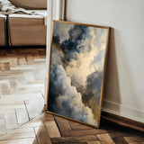 Abstract 2057 Canvas Art 18" x 24" / 45 x 60 cm / Black