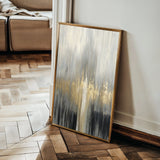 Abstract 2058 Canvas Art 18" x 24" / 45 x 60 cm / Black
