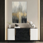 Abstract 2058 Canvas Art 18" x 24" / 45 x 60 cm / Black