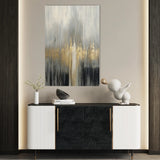 Abstract 2058 Canvas Art 18" x 24" / 45 x 60 cm / Black