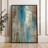 Abstract 2059 Canvas Art 18" x 24" / 45 x 60 cm / Black