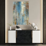 Abstract 2059 Canvas Art 18" x 24" / 45 x 60 cm / Black