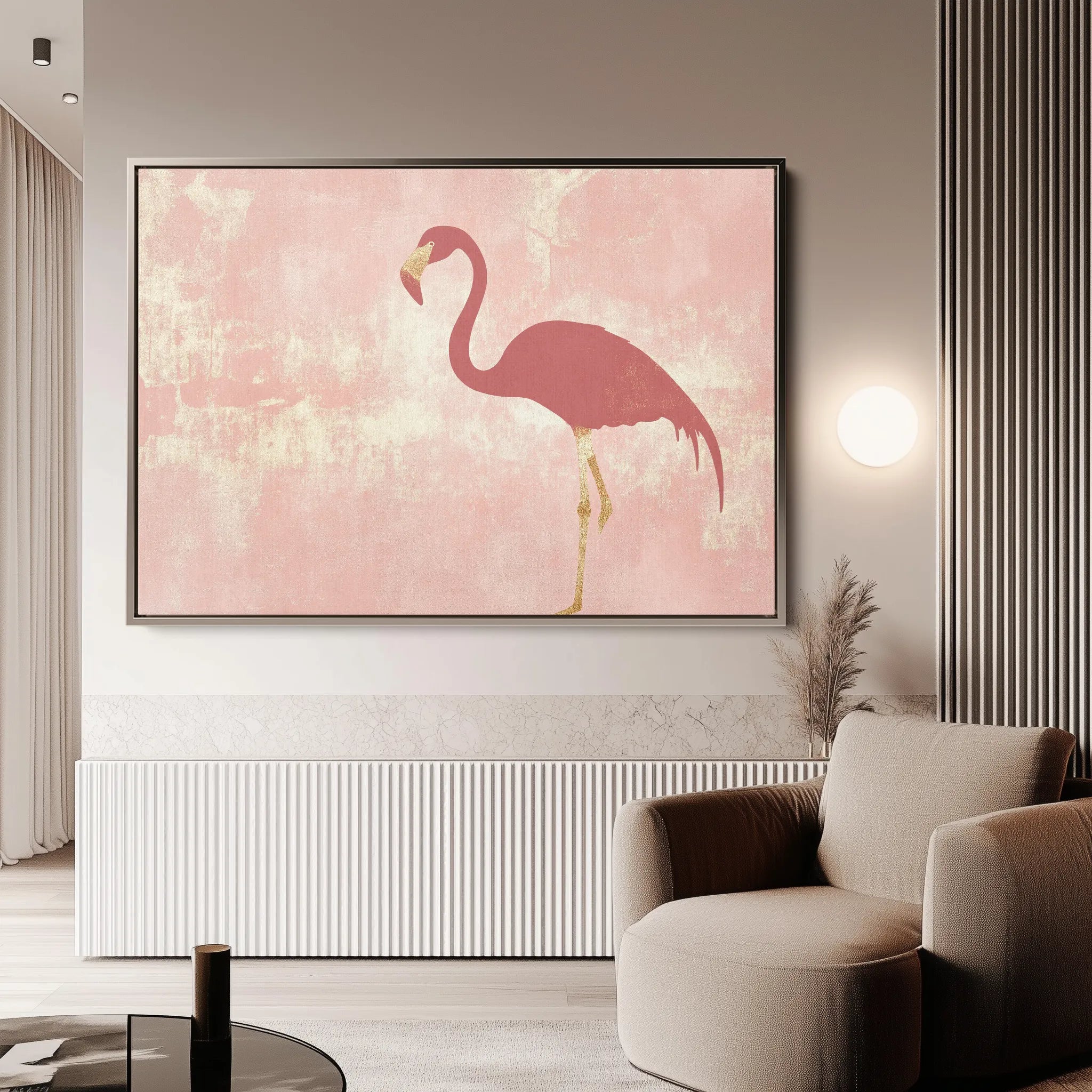 Animals 206 Canvas Art 18" x 24" / 45 x 60 cm / Black