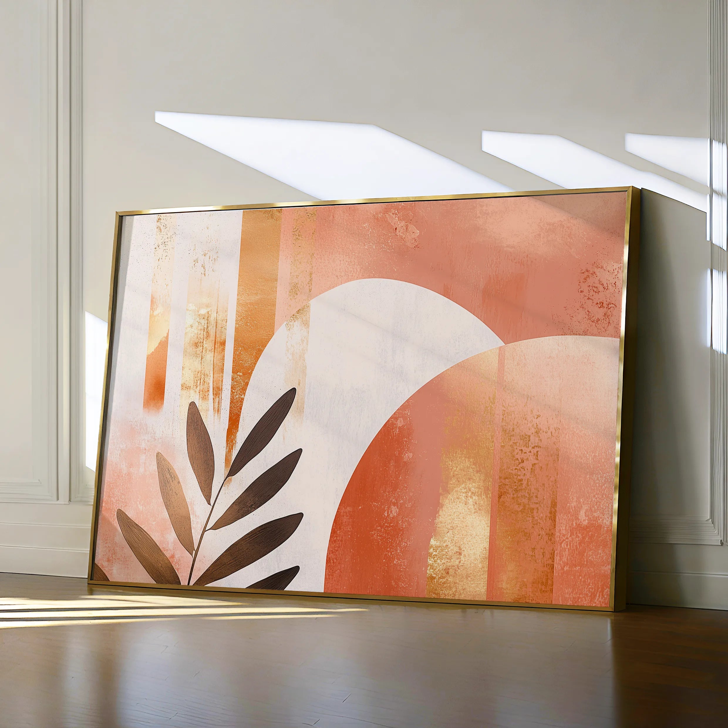 Boho 206 Canvas Art 18" x 24" / 45 x 60 cm / Black