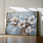 Floral 206 Canvas Art 60 x 40 cm / Black