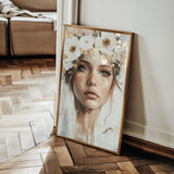 Portrait 206 Canvas Art 18" x 24" / 45 x 60 cm / Black