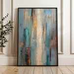 Abstract 2060 Canvas Art 18" x 24" / 45 x 60 cm / Black