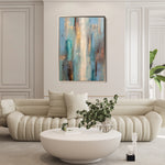 Abstract 2060 Canvas Art 18" x 24" / 45 x 60 cm / Black