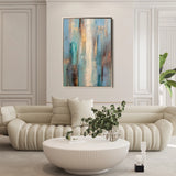 Abstract 2060 Canvas Art 18" x 24" / 45 x 60 cm / Black