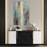 Abstract 2060 Canvas Art 18" x 24" / 45 x 60 cm / Black