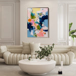 Abstract 2061 Canvas Art 18" x 24" / 45 x 60 cm / Black