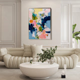 Abstract 2061 Canvas Art 18" x 24" / 45 x 60 cm / Black