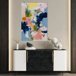 Abstract 2061 Canvas Art 18" x 24" / 45 x 60 cm / Black