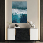 Abstract 2062 Canvas Art 18" x 24" / 45 x 60 cm / Black