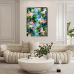 Abstract 2063 Canvas Art 18" x 24" / 45 x 60 cm / Black