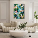 Abstract 2063 Canvas Art 18" x 24" / 45 x 60 cm / Black