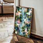 Abstract 2063 Canvas Art 18" x 24" / 45 x 60 cm / Black