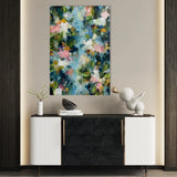 Abstract 2063 Canvas Art 18" x 24" / 45 x 60 cm / Black