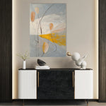 Abstract 2066 Canvas Art 18" x 24" / 45 x 60 cm / Black